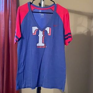 Worn 1 time - Nike Texas Ranger Vneck XL